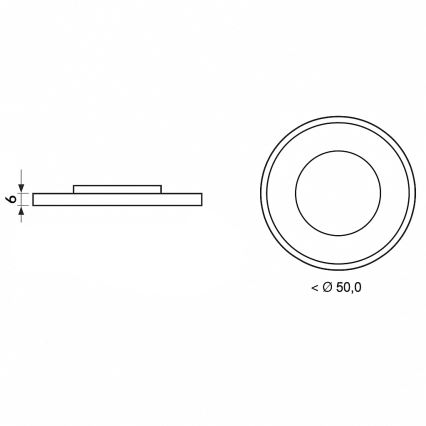 Brilagi - LED dimmelhető mennyezeti lámpa ORELIS LED/80W/230V 3000–6000K Ø 50 cm + távirányító