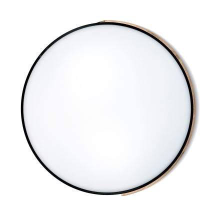 Brilagi - LED dimmelhető mennyezeti lámpatest PILANA LED/72W/230V 3000-6500K tölgy/fekete Ø 80 cm + távirányító
