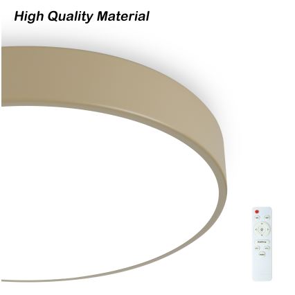 Brilagi - Dimmelhető LED mennyezeti lámpatest POOL LED/36W/230V 3000-6000K átm. 30 cm bézs + távirányítóval