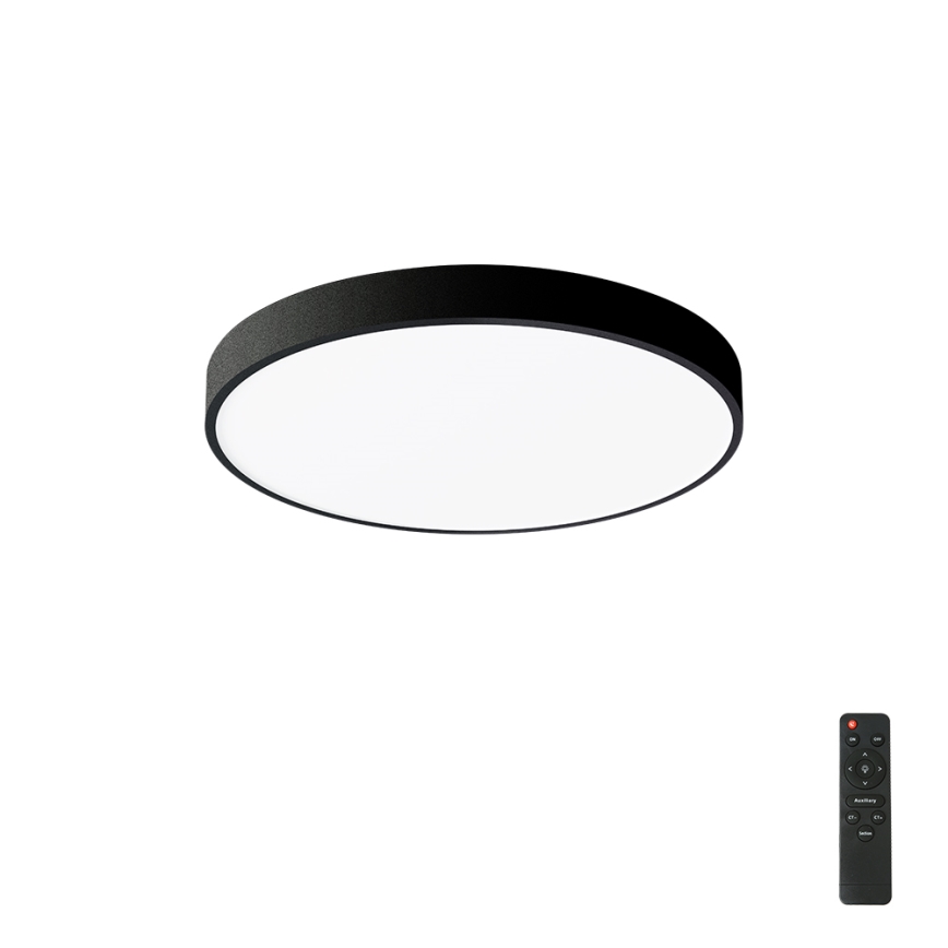 Brilagi - LED dimmelhető mennyezeti lámpa POOL LED/60W/230V 3000-6000K átm. 60 cm fekete + távirányító