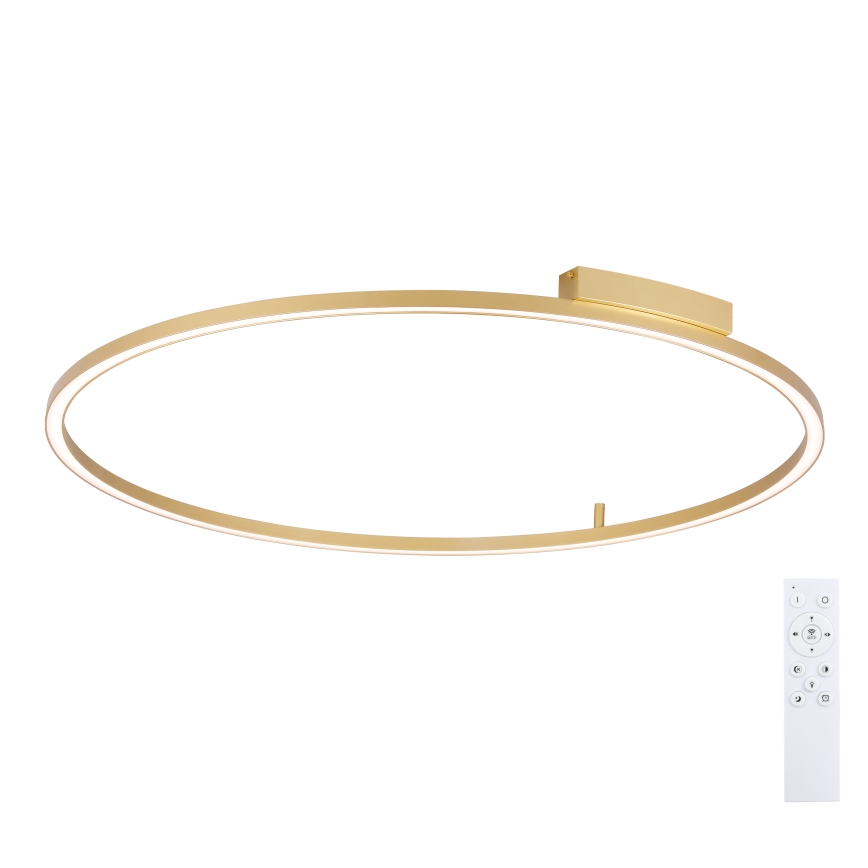 Brilagi - LED dimmelhető mennyezeti lámpa PORTOFINO LED/85W/230V 3000-6000K Ø 120 cm arany + távirányító