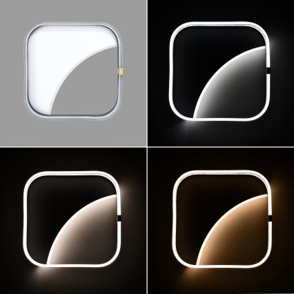 Brilagi - LED Dimmelhető mennyezeti lámpatest SIRELI LED/56W/230V 3000-6000K 40x40 cm + távirányító