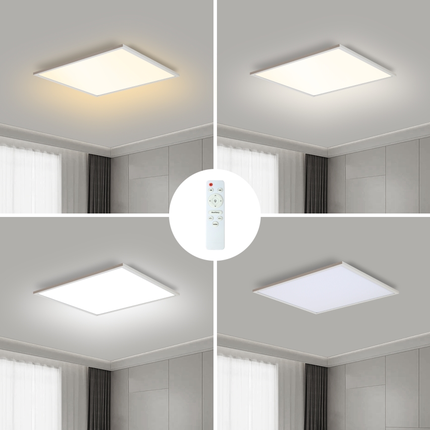 Brilagi - Dimmelhető SLIMFRAME LED mennyezeti lámpatest LED/36W/230V 45x45 cm 3000-6000K fehér + távirányító