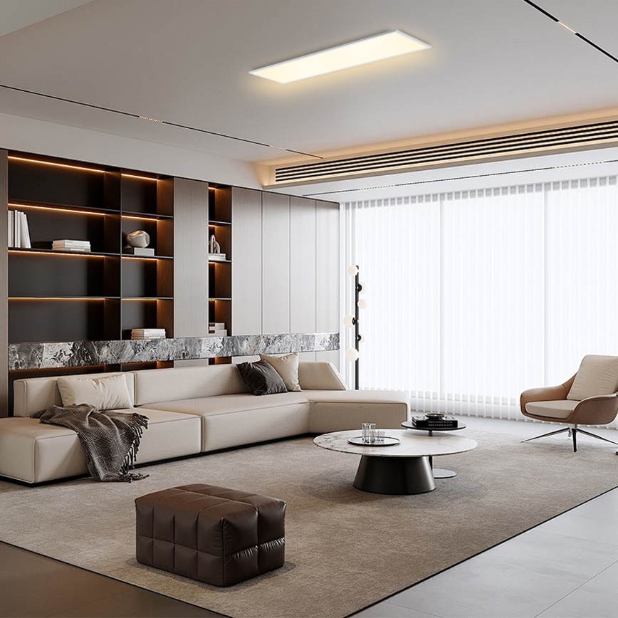 Brilagi - LED dimmelhető mennyezeti lámpa SLIMFRAME LED/58W/230V 120x30 cm 3000-6000K fehér + távirányító
