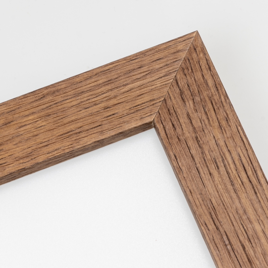 Brilagi - LED dimmelhető mennyezeti lámpatest SLIMFRAME WOOD LED/36W/230V 49,5x49,5 cm 3000-6000K sötétbarna + távirányító