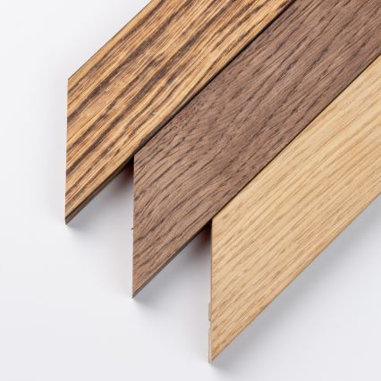 Brilagi - LED fényerőszabályozható mennyezeti lámpatest SLIMFRAME WOOD LED/58W/230V 124x33,7 cm 3000-6000K barna + távirányító