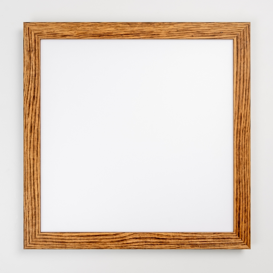 Brilagi - LED dimmelhető mennyezeti lámpatest SLIMFRAME WOOD LED/58W/230V 64x64 cm 3000-6000K barna + távirányító