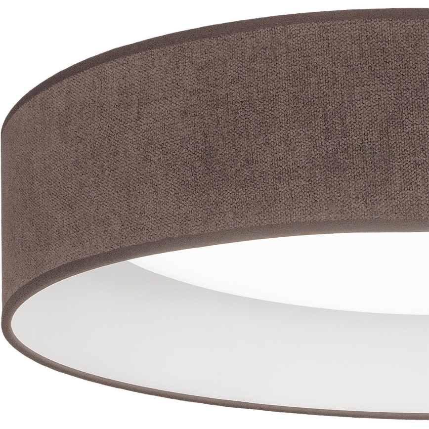 Brilagi - LED dimmelhető mennyezeti lámpatest VELVET SMARTIX LED/24W/230V 3000-6000K átm. 45 cm, barna Wi-Fi Tuya Beacon + távirányító