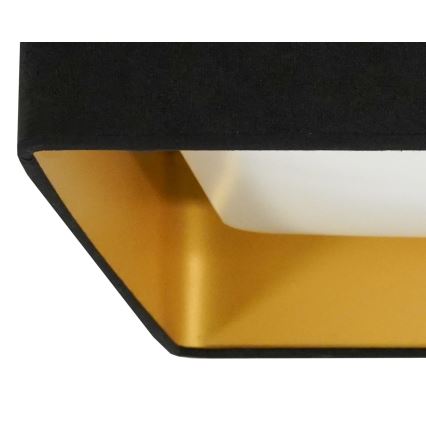 Brilagi - LED dimmelhető mennyezeti lámpa VELVET SQUARE LED/24W/230V 43x43 cm 3000/4000/6500K + távirányító fekete