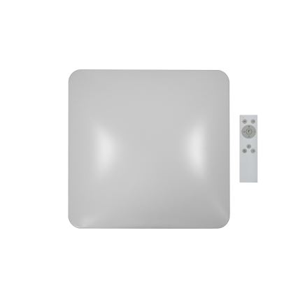 Brilagi - VELVET SQUARE LED dimmelhető mennyezeti lámpa/24W/230V 43x43 cm 3000/4000/6500K + távirányítóval rózsaszín