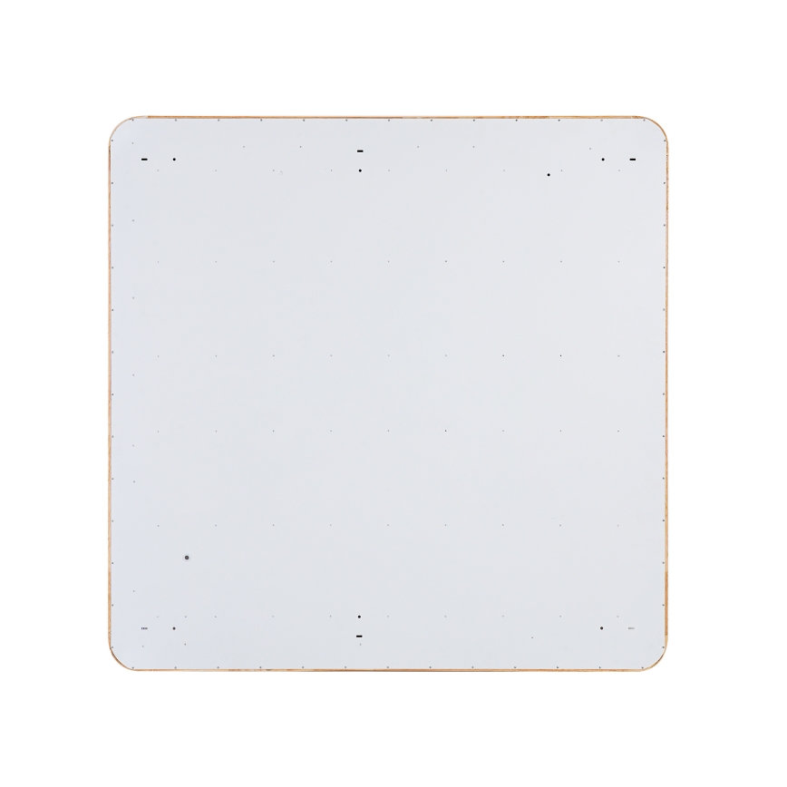 Brilagi - LED fényerőszabályozható mennyezeti lámpatest WOODLINE SQUARE LED/100W/230V 3000-6000K tölgy 80x80 cm + távirányító