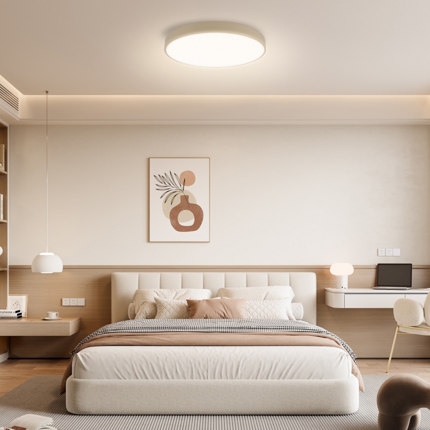 Brilagi - LED dimmelhető mennyezeti lámpatest POOL LED/60W/230V 3000-6000K átm. 50 cm bézs + távirányító