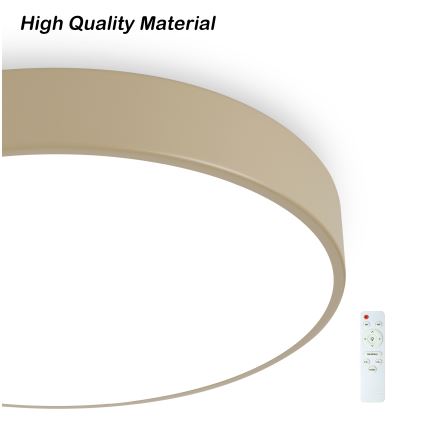 Brilagi - LED dimmelhető mennyezeti lámpatest POOL LED/60W/230V 3000-6000K átm. 50 cm bézs + távirányító