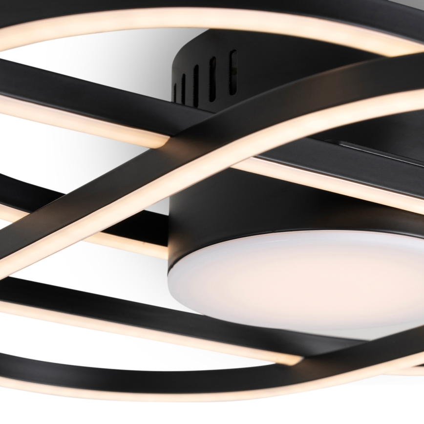 BRILAGI - LED dimmelhető mennyezeti lámpatest APOLLO LED/58W/230V 3000-6500K 43,2x101,2 cm fekete + távirányító