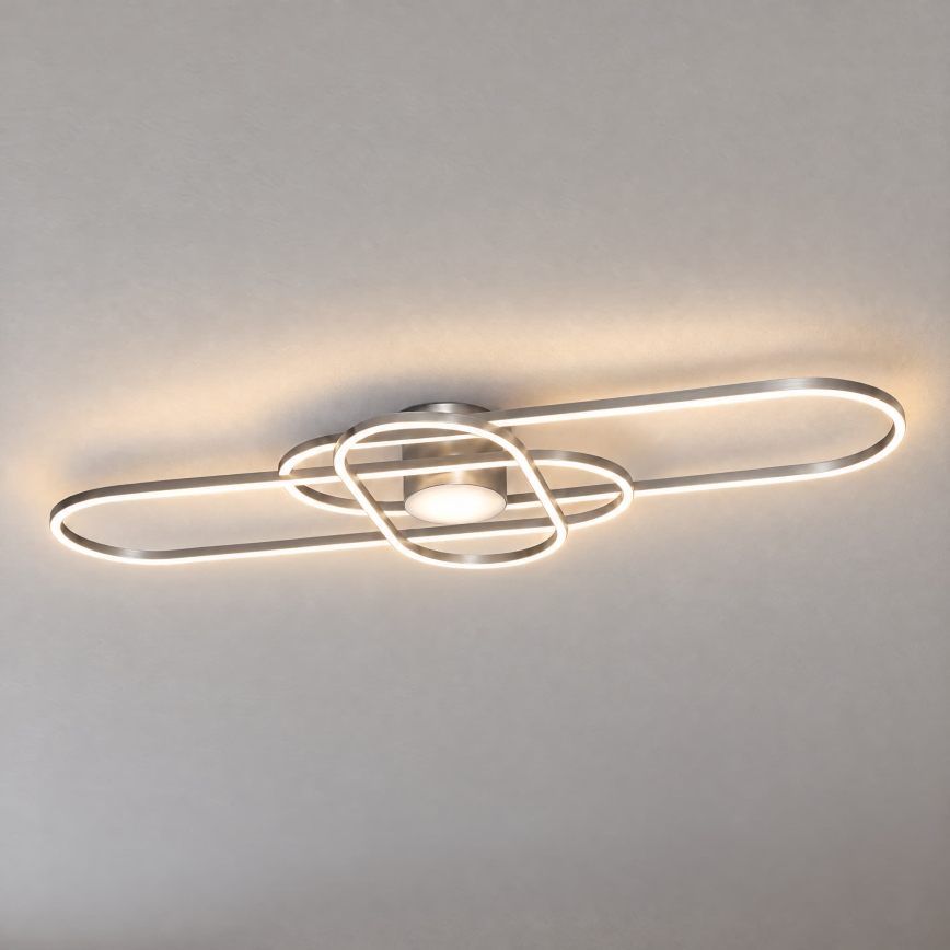 BRILAGI - LED dimmelhető mennyezeti lámpatest APOLLO LED/58W/230V 3000-6500K 43,2x101,2 cm matt króm + távirányító