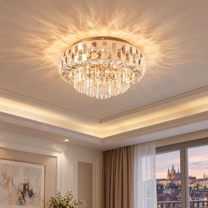 BRILAGI - LED dimmelhető mennyezeti lámpatest AURELIA LED/45W/230V 3000–6000K Ø50 cm arany + távirányító