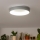 Brilagi - Dimmelhető LED mennyezeti lámpa FALCON LED/80W/230V 3000-6500K átm. 60 cm szürke + távirányító