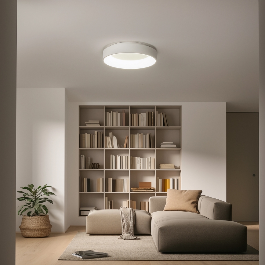 Brilagi - LED Dimmelhető mennyezeti lámpatest FALCON LED/80W/230V 3000-6500K átmérő 60 cm fehér + távirányító