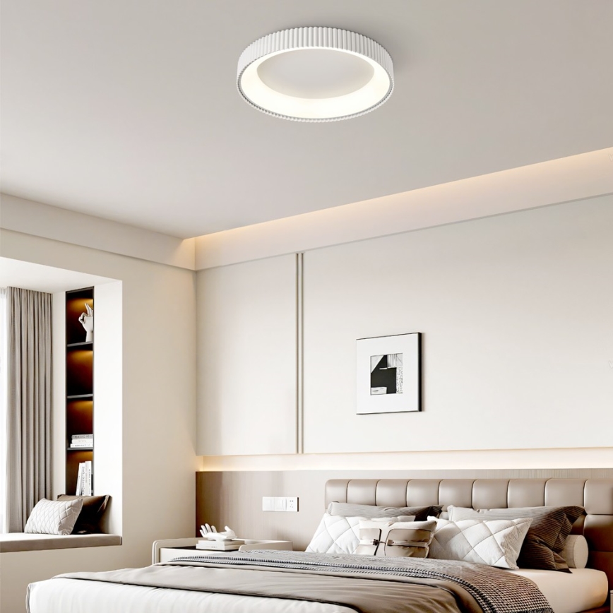 Brilagi - Fényerőszabályozható LED mennyezeti lámpa FALCON MODERN LED/54W/230V 3000-6000K 60 cm fehér + távirányító