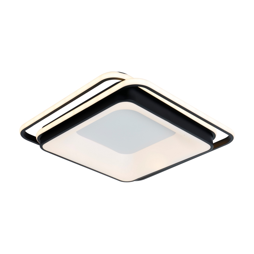 Brilagi - FLARE dimmelhető LED mennyezeti lámpatest LED/102W/230V 3000-6000K 50x50 cm fekete + távirányító