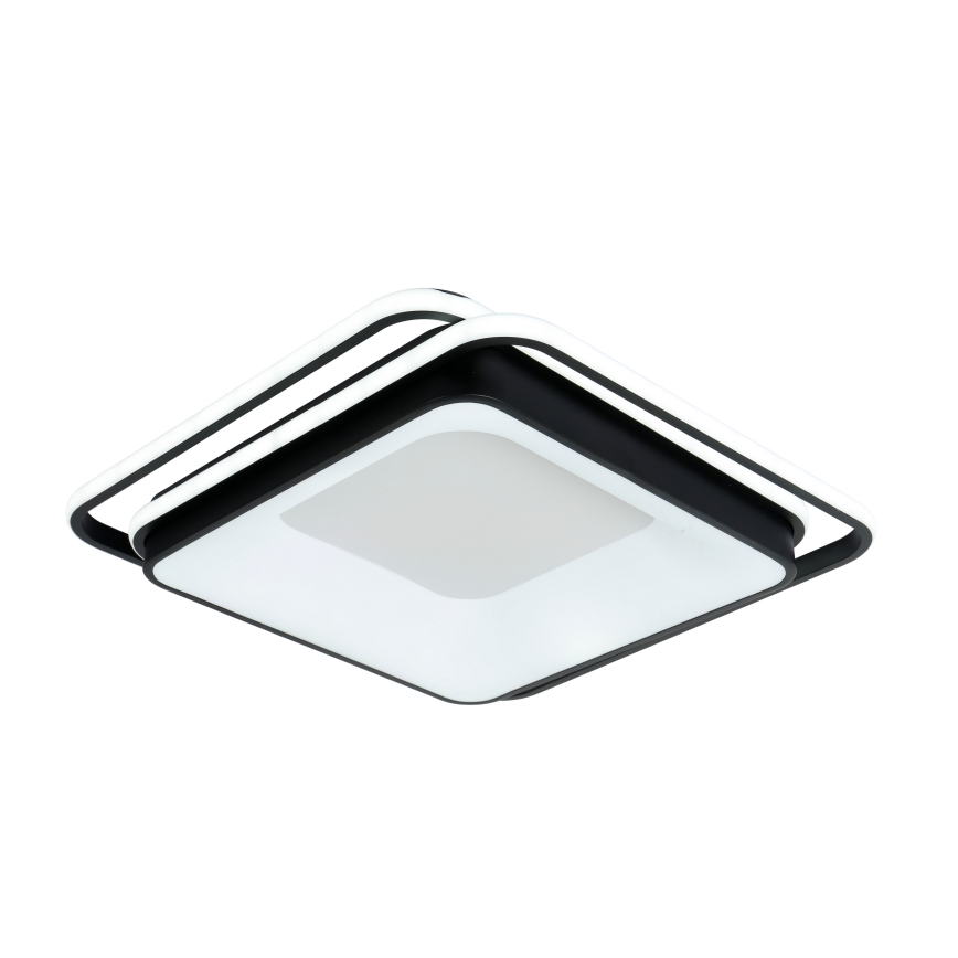 Brilagi - FLARE dimmelhető LED mennyezeti lámpatest LED/102W/230V 3000-6000K 50x50 cm fekete + távirányító
