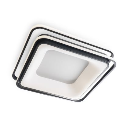 BRILAGI - FLARE dimmelhető LED mennyezeti lámpatest LED/102W/230V 3000-6000K 50x50 cm fekete + távirányító