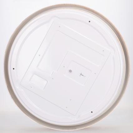 Brilagi - FLOCO LED dimmelhető mennyezeti lámpa LED/48W/230V 3000–6500 K, átm. 40 cm, fa dekor/fekete + távirányító