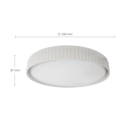 Brilagi - LUCIA dimmelhető LED/60W/230V 3000-6500K átmérő 59 cm fehér + távirányító