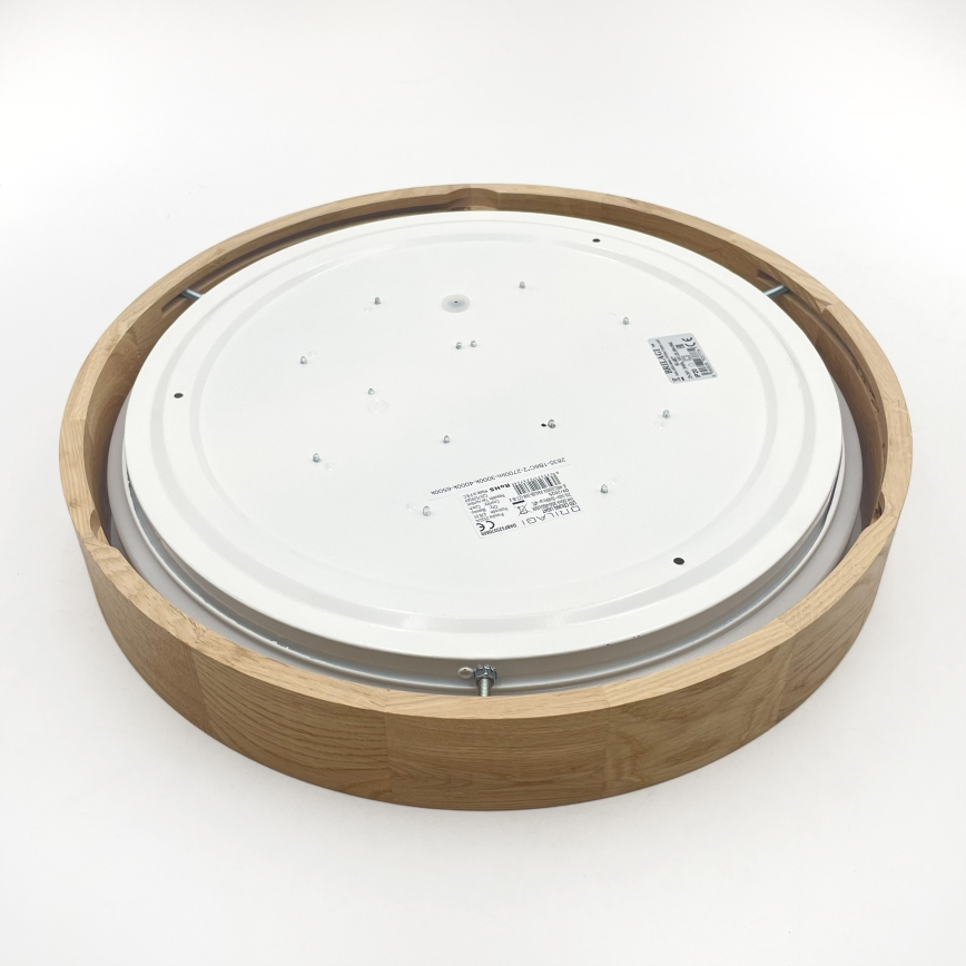 Brilagi - LED-dimmelhető mennyezeti lámpatest MANAROLA REMOTE LED/24W/230V 3000-6500K Ø 41 cm tölgy + távirányító