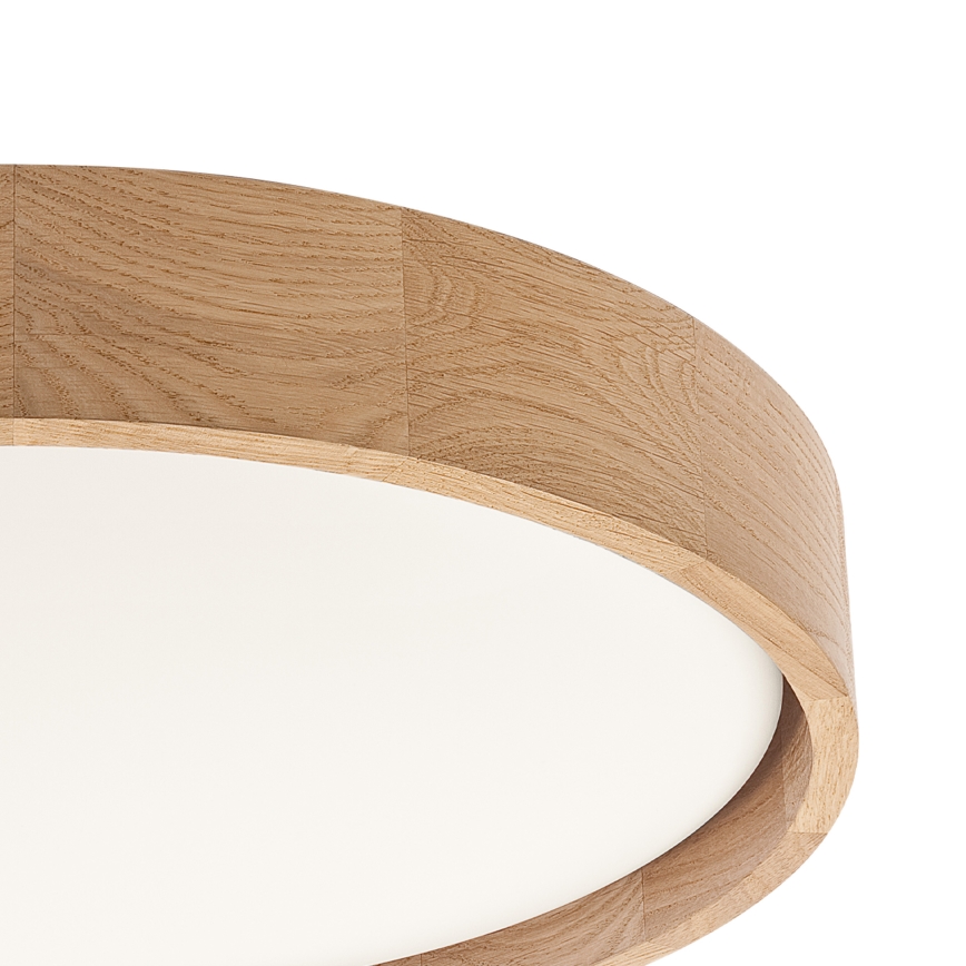 Brilagi - LED dimmelhető mennyezeti lámpa MANAROLA SMART LED/24W/230V 3000-6000K Wi-Fi Tuya Beacon átm. 41 cm tölgy + távirányító