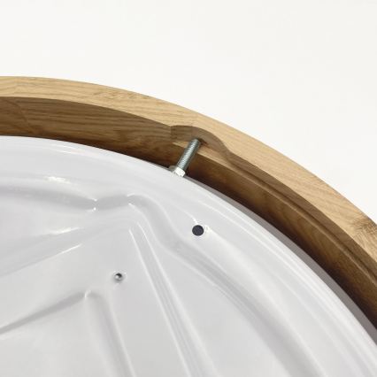 Brilagi - LED dimmelhető mennyezeti lámpa MANAROLA SMART LED/24W/230V 3000-6000K Wi-Fi Tuya Beacon átm. 41 cm tölgy + távirányító