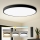 Brilagi - Dimmelhető LED mennyezeti lámpa POOL SMART LED/180W/230V 3000–6000K, átm. 120 cm, Wi-Fi Tuya, fekete + távirányító