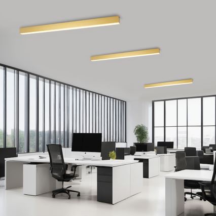 Brilagi - LED fényerőszabályozható mennyezeti lámpa SLEEKLINE SMART LED/40W/230V 3000-6000K Wi-Fi Tuya aranyszínű + távirányító