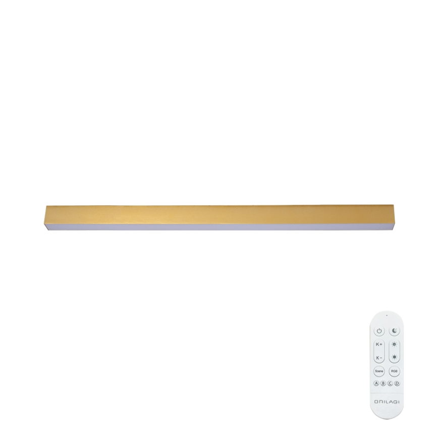 Brilagi - LED fényerőszabályozható mennyezeti lámpa SLEEKLINE SMART LED/40W/230V 3000-6000K Wi-Fi Tuya aranyszínű + távirányító