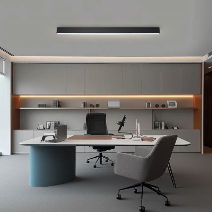 Brilagi - Dimmelhető LED mennyezeti lámpa SLEEKLINE SMART LED/40W/230V 3000-6000K Wi-Fi Tuya fekete + távirányító