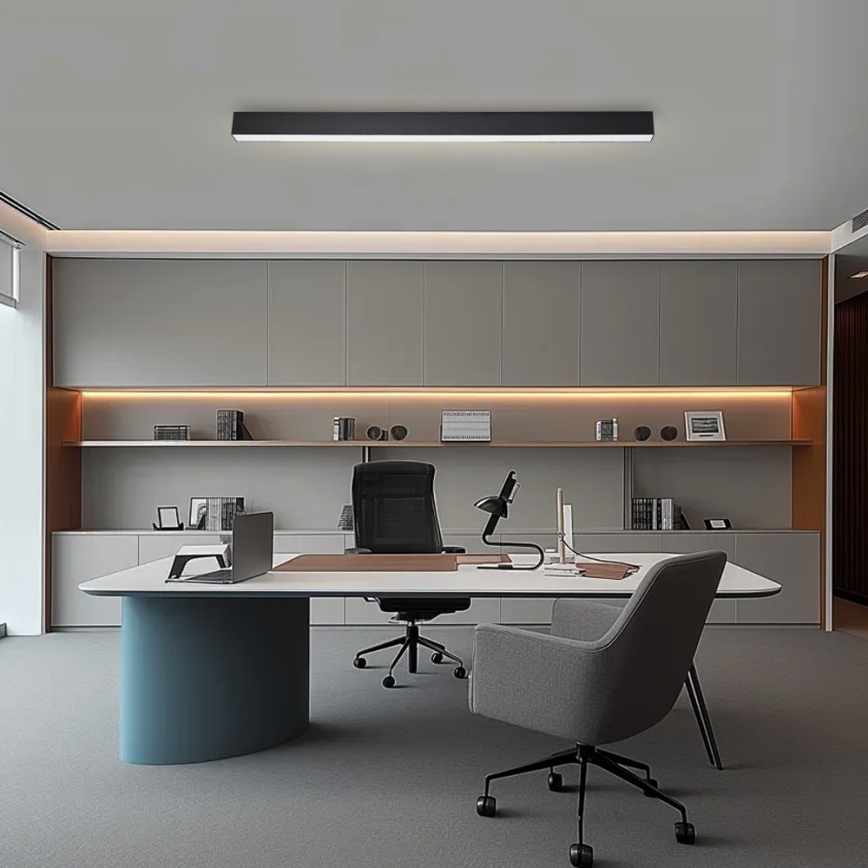 Brilagi - Dimmelhető LED mennyezeti lámpa SLEEKLINE SMART LED/40W/230V 3000-6000K Wi-Fi Tuya fekete + távirányító