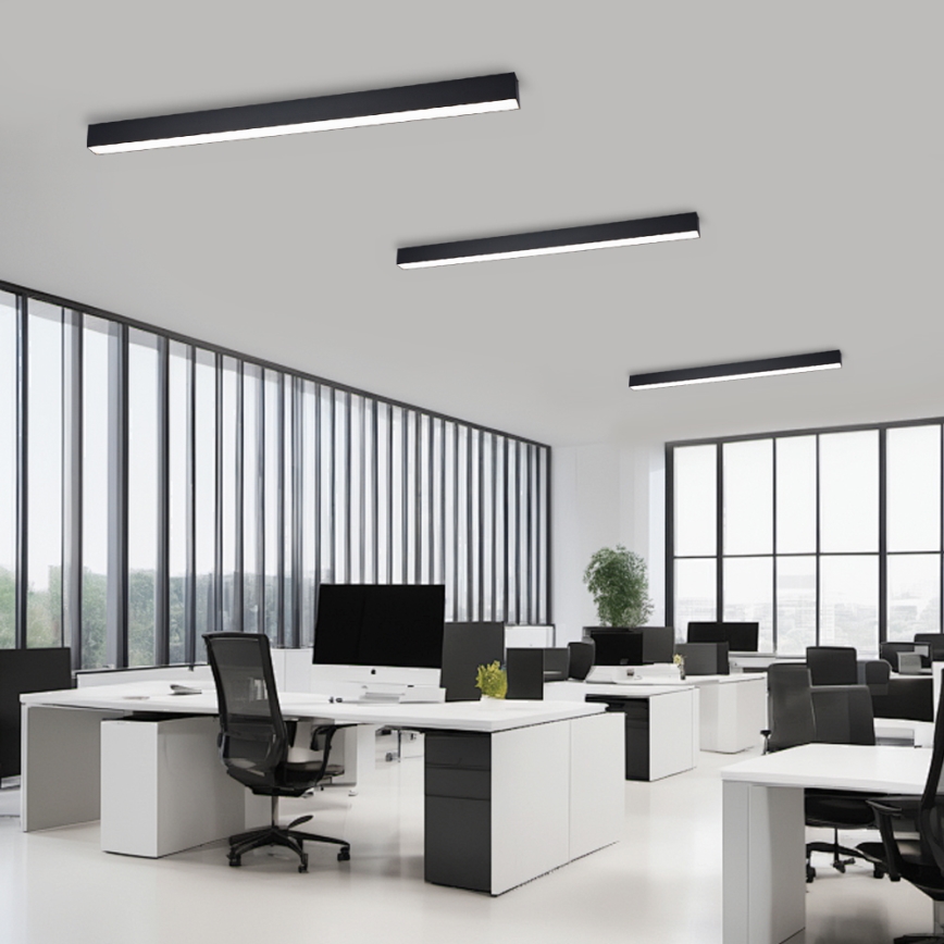 Brilagi - Dimmelhető LED mennyezeti lámpa SLEEKLINE SMART LED/40W/230V 3000-6000K Wi-Fi Tuya fekete + távirányító