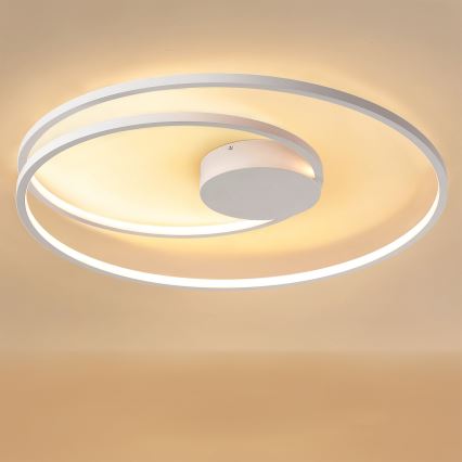 Brilagi - TWISTER fényerőszabályozható LED mennyezeti lámpa LED/105W/230V 3000-6000K átm. 100 cm fehér + távirányító