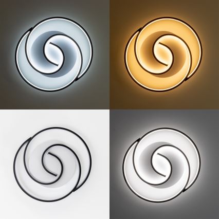 Brilagi - Dimmelhető mennyezeti LED lámpa VELO LED/52W/230V 38x48 cm 3000/4000/6000K + távirányítóval