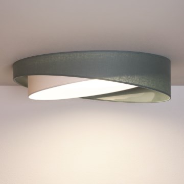 BRILAGI - dimmelhető LED mennyezeti lámpa VELVET TWIST LED/36W/230V 3000-6000K Ø 65 cm Wi-Fi Tuya Beacon zöld/fehér + távirányítóval