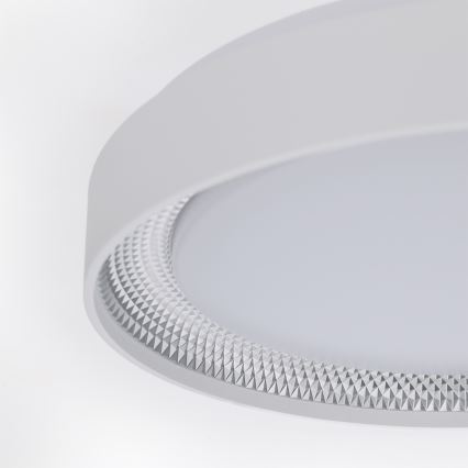 Brilagi - WALDO dimmelhető LED mennyezeti lámpa LED/48W/230V 3000-6500K Ø 40 cm fehér/ezüst + távirányító
