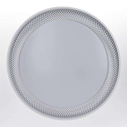 Brilagi - WALDO dimmelhető LED mennyezeti lámpa LED/48W/230V 3000-6500K Ø 40 cm fehér/ezüst + távirányító