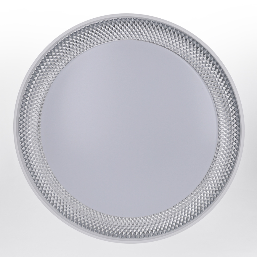 Brilagi - WALDO dimmelhető LED mennyezeti lámpa LED/48W/230V 3000-6500K Ø 40 cm fehér/ezüst + távirányító