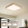 Brilagi - Dimmelhető LED mennyezeti lámpa WOODLINE SQUARE LED/80W/230V 3000-6000K tölgy 60x60 cm + távirányító