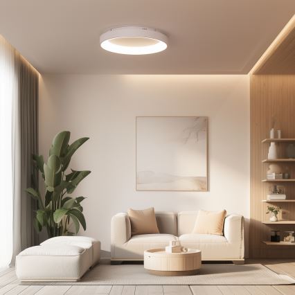 Brilagi - LED, fényerőszabályozható mennyezeti lámpatest FALCON II LED/99W/230V 3000-6500K Ø 60 cm fehér + távirányító