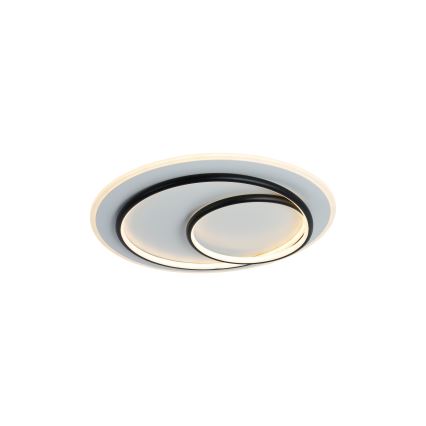 Brilagi - FLARE dimmelhető LED mennyezeti lámpa 70W/230V 3000-6000K átm. 50 cm fehér/fekete + távirányító