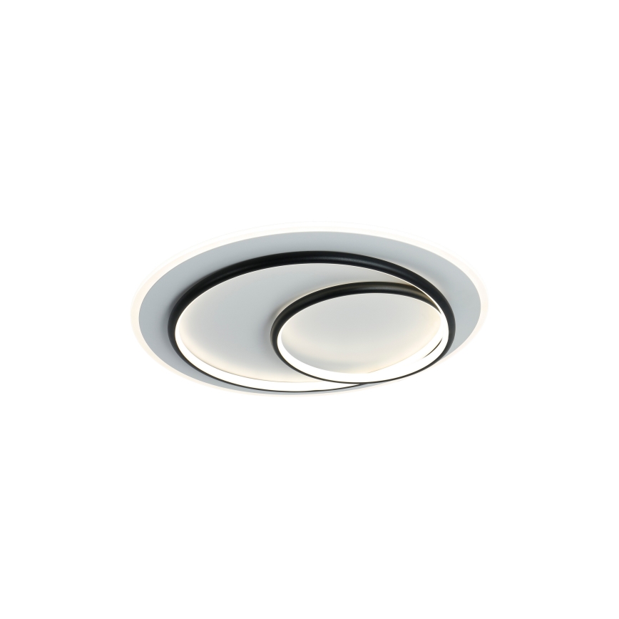 Brilagi - FLARE dimmelhető LED mennyezeti lámpa 70W/230V 3000-6000K átm. 50 cm fehér/fekete + távirányító