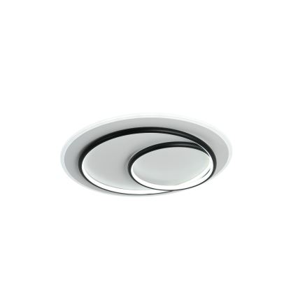 Brilagi - FLARE dimmelhető LED mennyezeti lámpa 70W/230V 3000-6000K átm. 50 cm fehér/fekete + távirányító