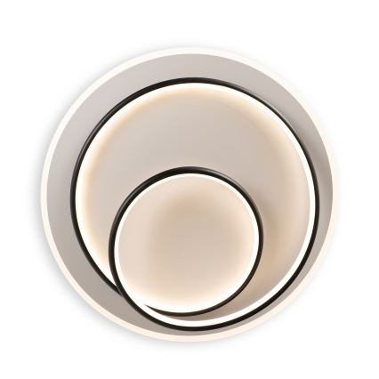 BRILAGI - FLARE dimmelhető LED mennyezeti lámpa 70W/230V 3000-6000K átm. 50 cm fehér/fekete + távirányító