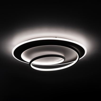 BRILAGI - FLARE dimmelhető LED mennyezeti lámpa 70W/230V 3000-6000K átm. 50 cm fehér/fekete + távirányító